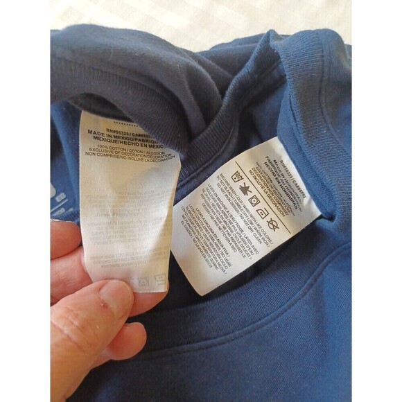 Nike Air Jordan set/2 Tshirts mens XL navy short sl. logo casual active athletic - Picture 7 of 9